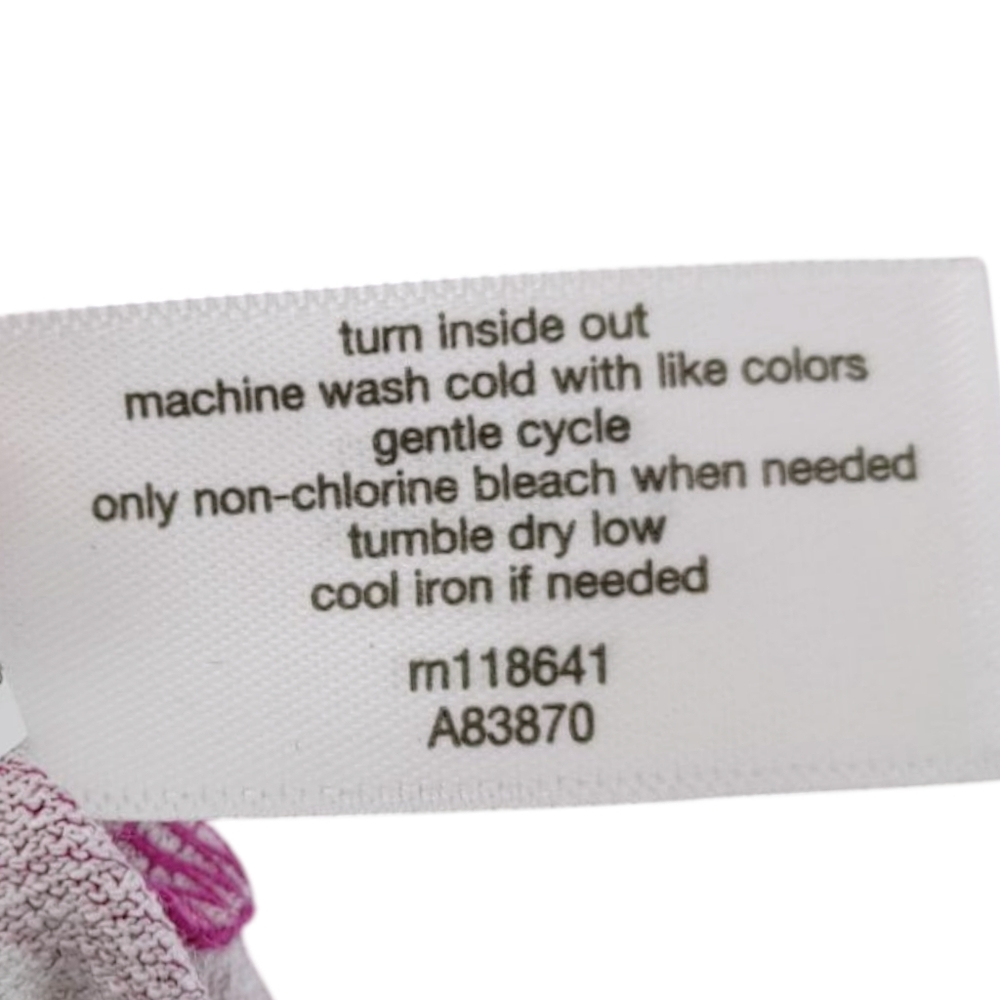 Lane Bryant Purple Floral Ruffle Neck & Hem A-Line Dress Women's Size 14/16 1X - Picture 10 of 11